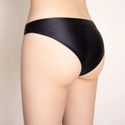 Men's Elastic Pouch Panties Shiny Glossy Underwear