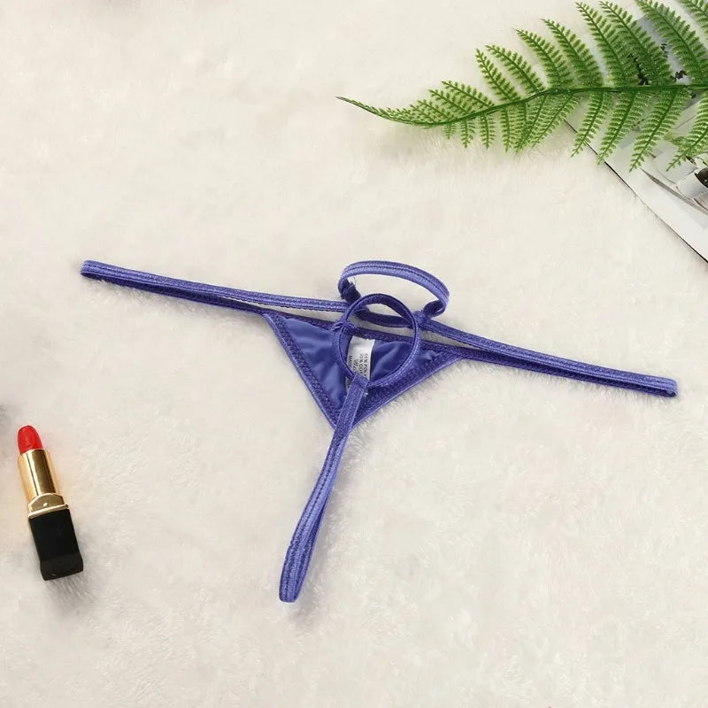 galleryman.com - Thong G-String Rings Support Underwear for Male Member Purple