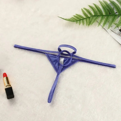 galleryman.com - Thong G-String Rings Support Underwear for Male Member Purple