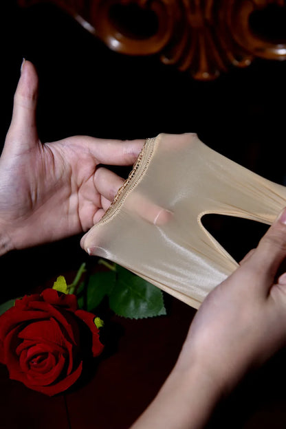 Cover Male Member Sheath Smooth Silk 4 Pieces Random Colors