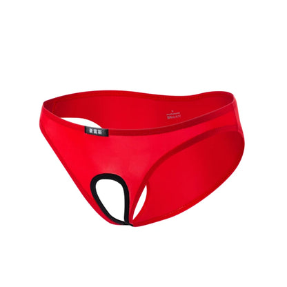 galleryman.com - Men Hollow Bulge Panties Briefs Underwear Red