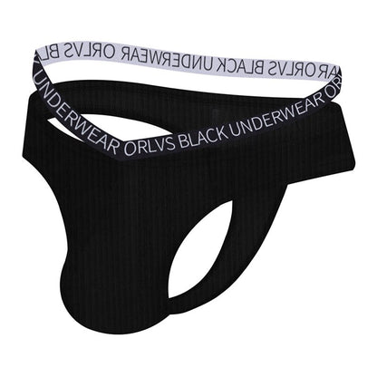 galleryman.com - Sexy Men Bikini Thong Underwear Black