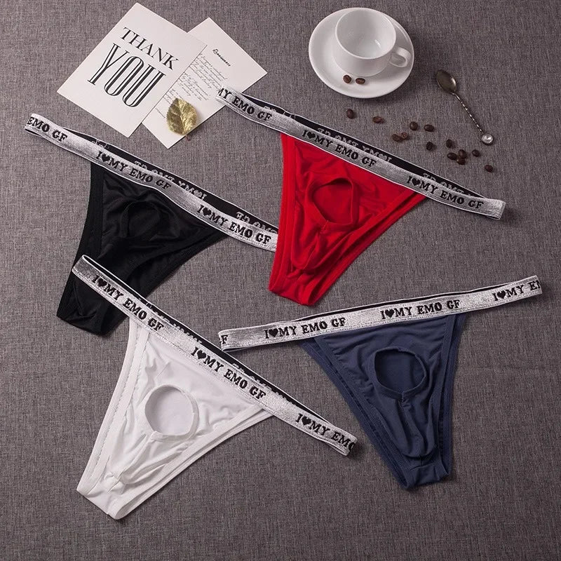 galleryman.com - Men's Briefs G-String Underwear with Banana Ring Hole