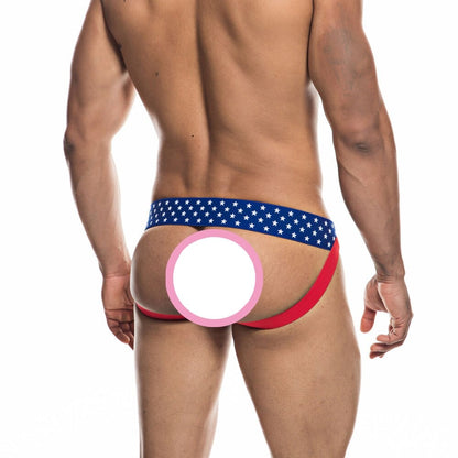 galleryman.com - Men Jockstrap Athletic Supporters Underwear US Flag