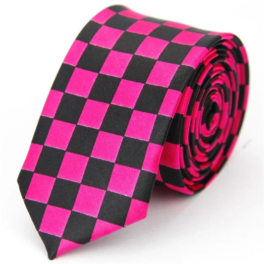 Fashion Ties Narrow Skinny Neckties Unisex