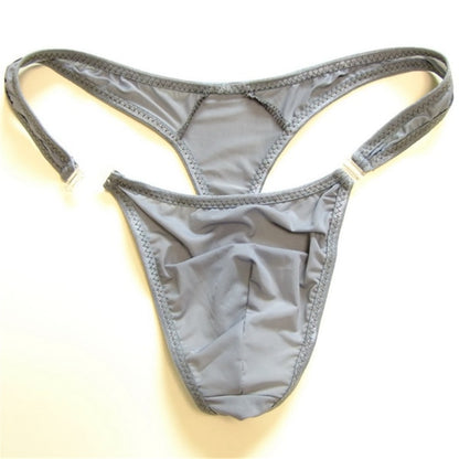 Men’s Sexy Low Rise Bikini Thong with Side Clasps
