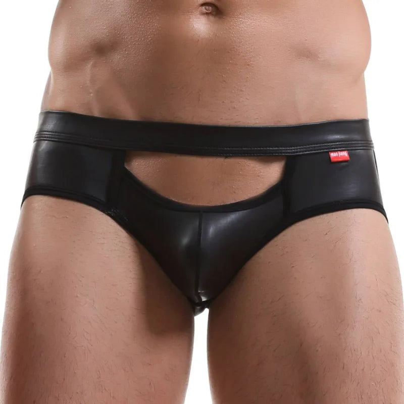 Men Modern Leather Jockstraps Underwear