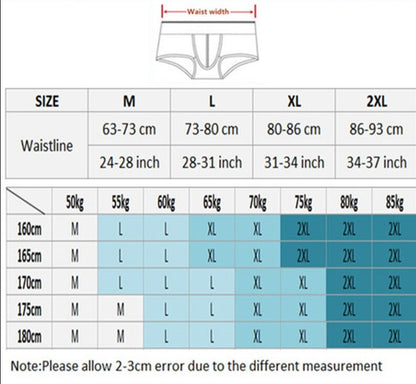 Men's Sexy Boxer Briefs Kisses Printed Underwear