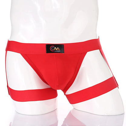 Men's Sexy Jockstrap Stockings Style Underwear
