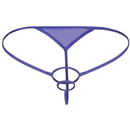 galleryman.com - Thong G-String Rings Support Underwear for Male Member Purple