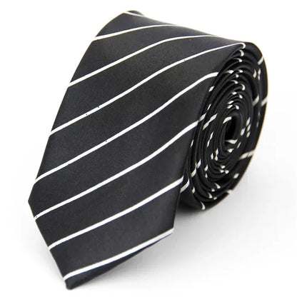 Fashion Ties Narrow Skinny Neckties Unisex