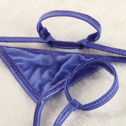 galleryman.com - Thong G-String Rings Support Underwear for Male Member Purple