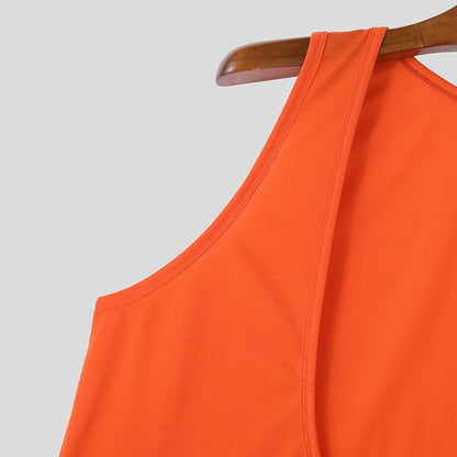 Men Superb Tank Top Vest Casual Deep V Neck Sleeveless Loose