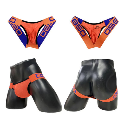 galleryman.com - Men's Sexy Jockstraps Sport Breathable Underwear Orange