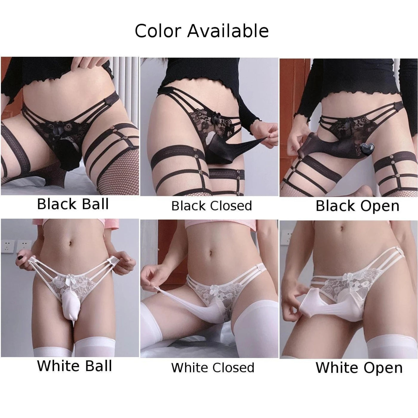 Pouch Panties Men Lace Sheer Thong Ultra-thin Lingerie