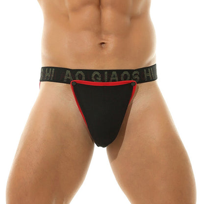 galleryman.com - Men Sexy Briefs Open Buckle Underwear Black
