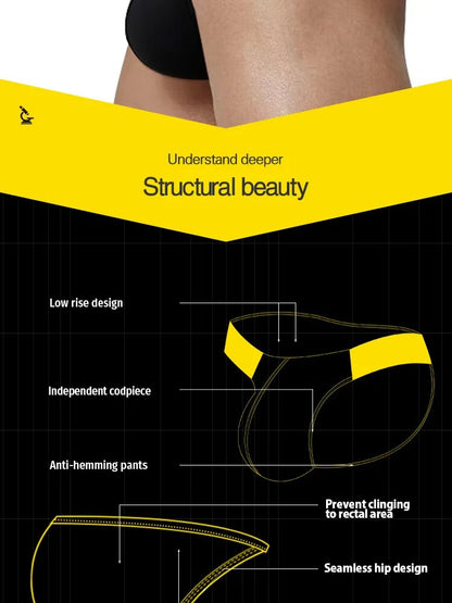 Unterwäsche für Herren mit erhöhtem Beuteldesign