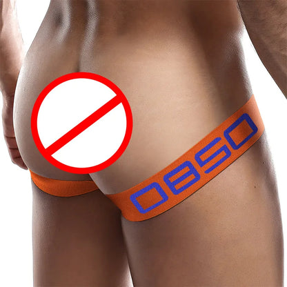 galleryman.com - Men's Sexy Jockstraps Sport Breathable Underwear Orange