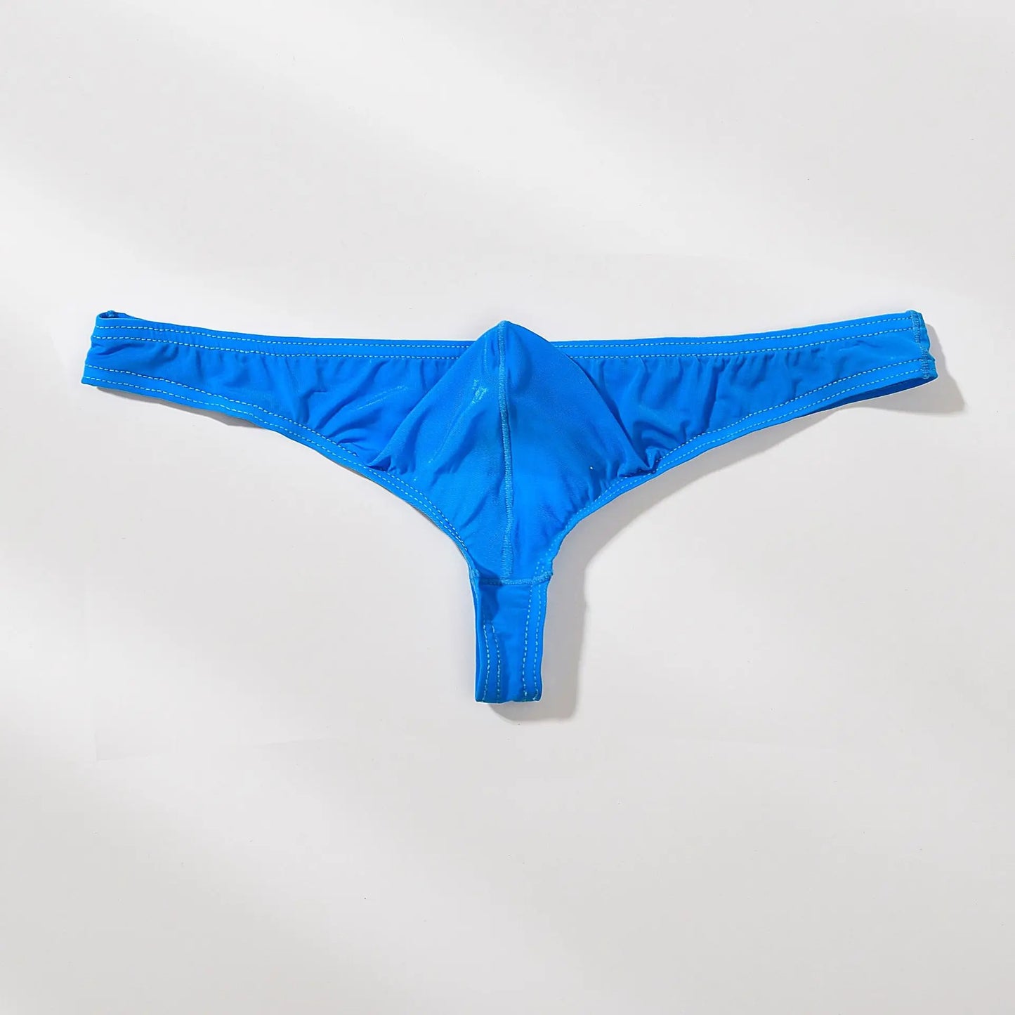Men’s High Quality Ice Silk Thongs Underwear with U Convex Pouch