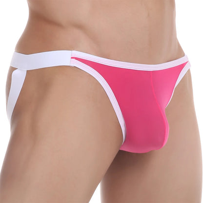 galleryman.com - Men's Sexy Briefs Jockstraps Underwear Pink White
