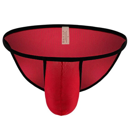 Men’s Low Rise Mesh Thong Briefs Underwear
