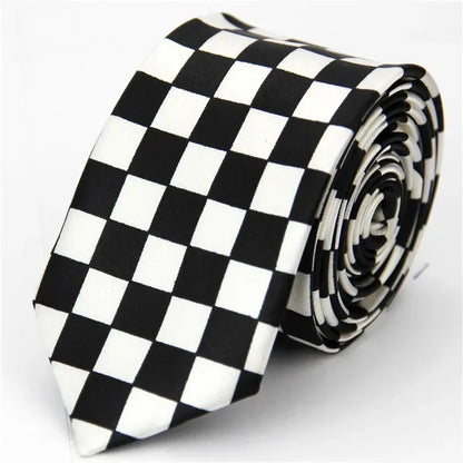 Fashion Ties Narrow Skinny Neckties Unisex