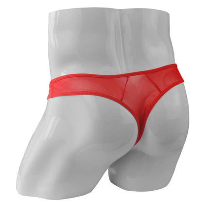 Men's Long Elephant Nose Pouch Elastic Briefs Underwear