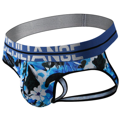 Men Sexy Jockstraps Printed Underwear