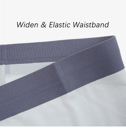 Men Ultra Thin Boxer Briefs Ice Silk U Bulge Pouch Underwear