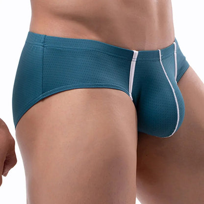Men Mesh Briefs U Convex Pouch Design Underwear