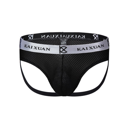 Sexy Mesh Thong Jockstrap Underwear for Men