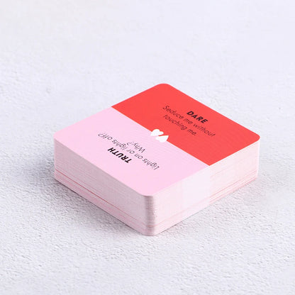 Truth Or Dare Cards Game for Couple Lovers Mini Small Size 51 PCS Box