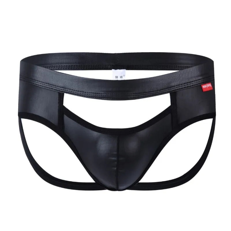 Men Modern Leather Jockstraps Underwear