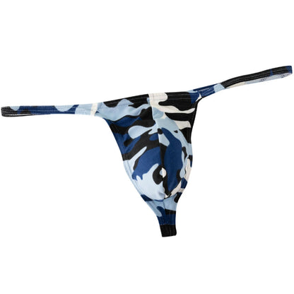 galleryman.com - Men Sexy Camouflage T - Thong Underwear Blue
