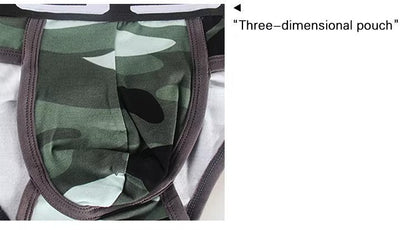 galleryman.com - Men Camouflage Briefs Underwear