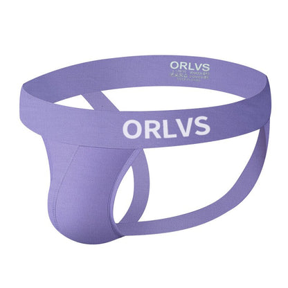 galleryman.com- Soft Male Jockstrap Underwear Purple