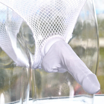 galleryman.com - Men Elephant Nose Briefs Lingerie White