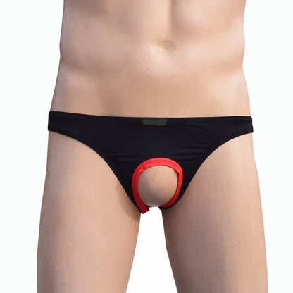 galleryman.com - Men Hollow Bulge Panties Briefs Underwear Black