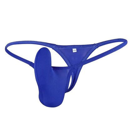 galleryman.com - Men Sexy Elephant Nose Thong Pouch Underwear Navy