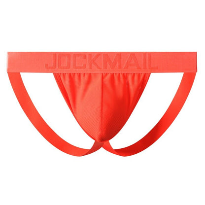 galleryman.com - Men Sexy Jockstrap Breathable & Comfortable Underwear Orange