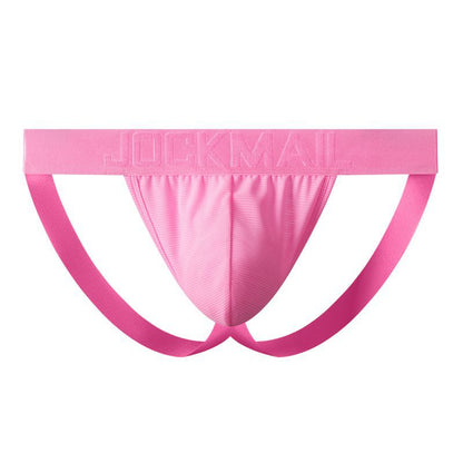 galleryman.com - Men Sexy Jockstrap Breathable & Comfortable Underwear Pink