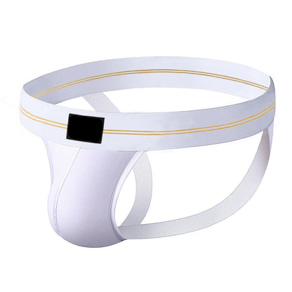 galleryman.com - Men Sexy Stylish Jockstraps Underwear White