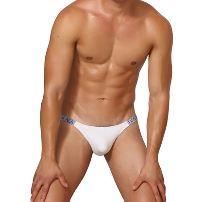galleryman.com - Men Sexy Thong G-String Briefs Underwear White