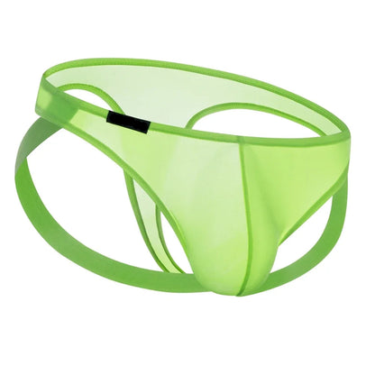 galleryman.com - Men's Briefs Jockstrap Ice Silk Ultra-thin Underwear Green