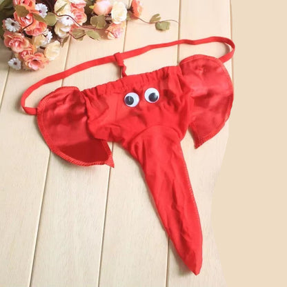 galleryman.com - Men's Funny Sexy Elephant Nose G-string Underwear Red