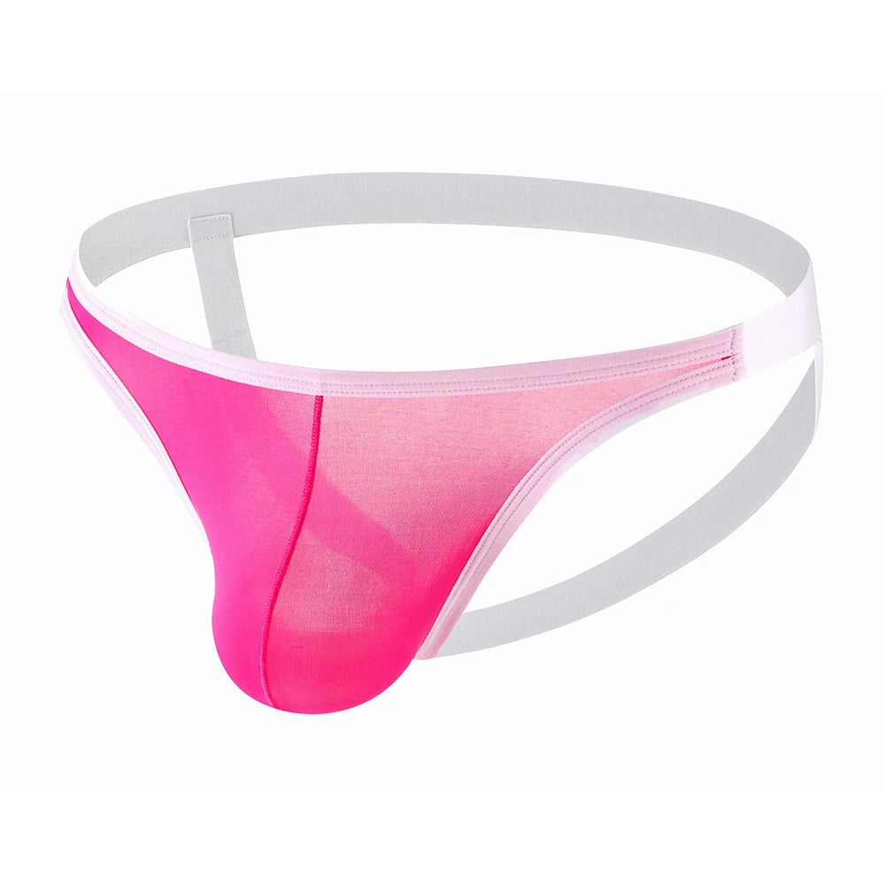 galleryman.com - Men's Sexy Briefs Jockstraps Underwear Pink White