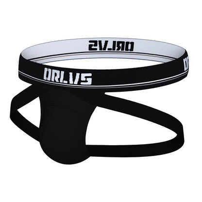 galleryman.com - Men's Sport Stylish Jockstrap Underwear Black