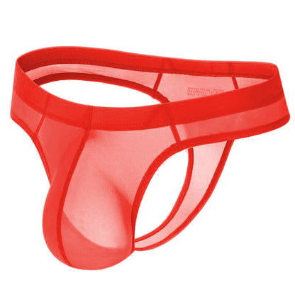 galleryman.com - Men's Translucent Ultra Thin Thong Underwear Red
