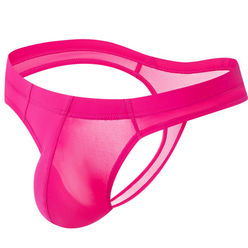 galleryman.com - Men's Translucent Ultra Thin Thong Underwear Rose
