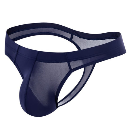 galleryman.com - Men's Translucent Ultra Thin Thong Underwear Sapphire